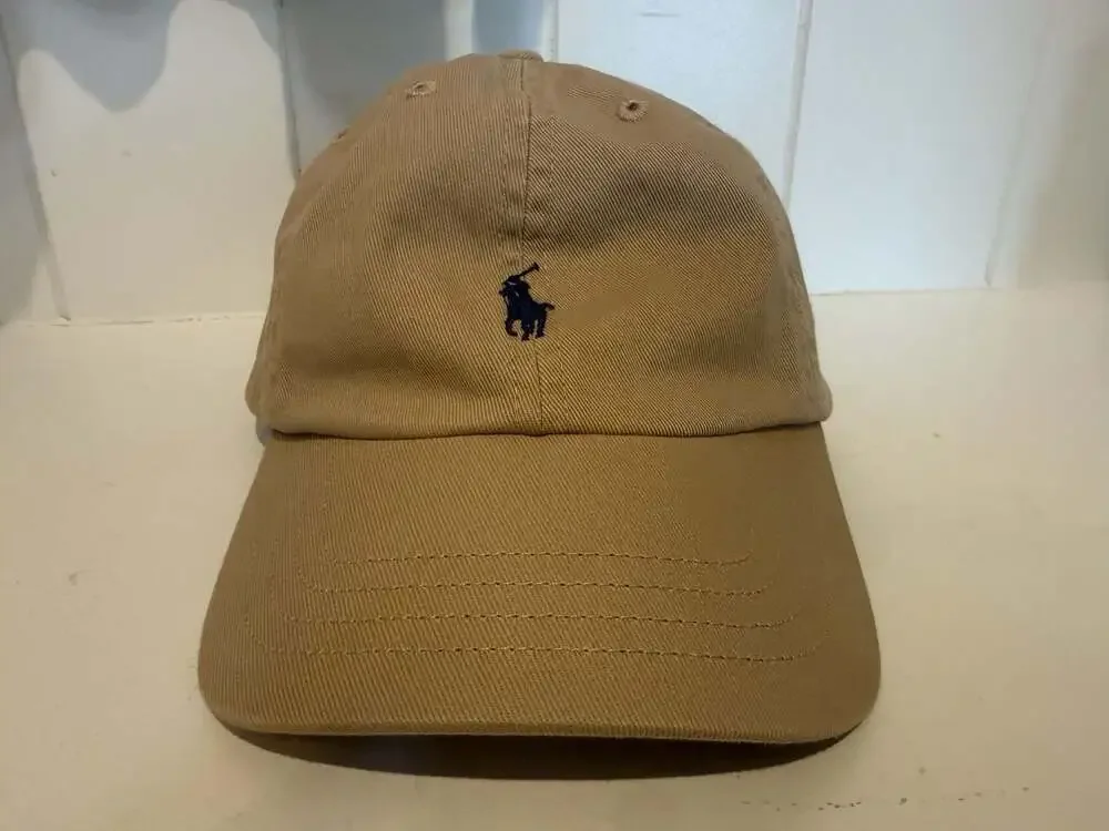 Youth Polo Ralph Lauren Kids Iconic Cotton Chino Baseball Cap Khaki